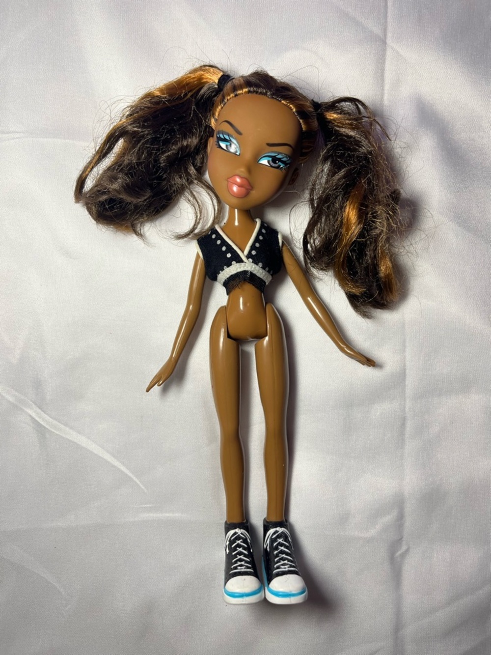 Bratz Play Sportz Cheerleader Sasha Doll Y2K‎ Vintage MGA Top Shoes